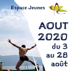Inscription Espace Jeunes - AOUT 2020
