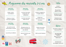 Programme des mercredis janvier &amp; f&eacute;vrier 2024