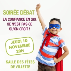 10 nov: La confiance en soi,  ce n&rsquo;est pas ce qu&rsquo;on croit !