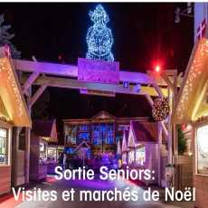 Sortie Seniors:  Visites et march&eacute;s de No&euml;l