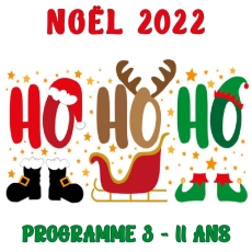 Programme Vacances NOEL  2022
