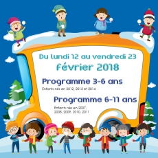 Programme Hiver 3-6 &amp; 6-11 ans