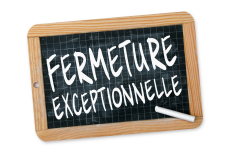 Fermeture exceptionnelle P'tite Bulle