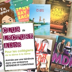 d&egrave;s le 1er Mars: Club lecture Ados