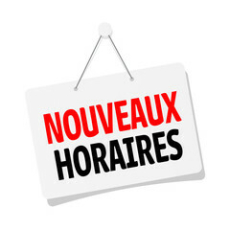 Changement d'horaire d'ouverture de l'accueil