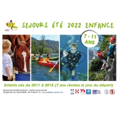 S&eacute;jours Enfants - &eacute;t&eacute; 2022