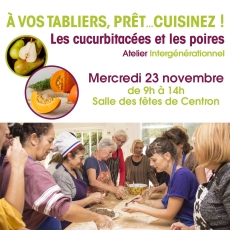 23 nov: &agrave; vos tabliers, pr&ecirc;t...Cuisinez !