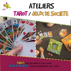 Ateliers tarot / jeux de soci&egrave;t&eacute;