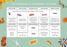 Inscriptions &amp; programme de l'Espace jeunes