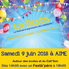 Fest&agrave; 2018 : 5&egrave;me &eacute;dition !